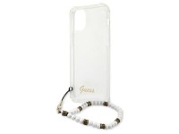 Guess GUHCP12LKPSWH iPhone 12 Pro Max 6.7" Transparent Hardcase White Pearl Guess GUHCP12LKPSWH iPhone 12 Pro Max 6.7" Transparent Hardcase White Pearl