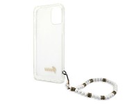 Guess GUHCP12LKPSWH iPhone 12 Pro Max 6.7" Transparent Hardcase White Pearl Guess GUHCP12LKPSWH iPhone 12 Pro Max 6.7" Transparent Hardcase White Pearl