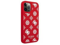 Funda r�gida roja/roja para iPhone 12 Pro Max de 6,7" de Guess GUHCP12LLSPEWRE, colecci�n Peony.