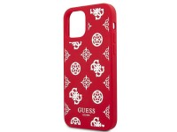 Funda r�gida roja/roja para iPhone 12 Pro Max de 6,7" de Guess GUHCP12LLSPEWRE, colecci�n Peony.