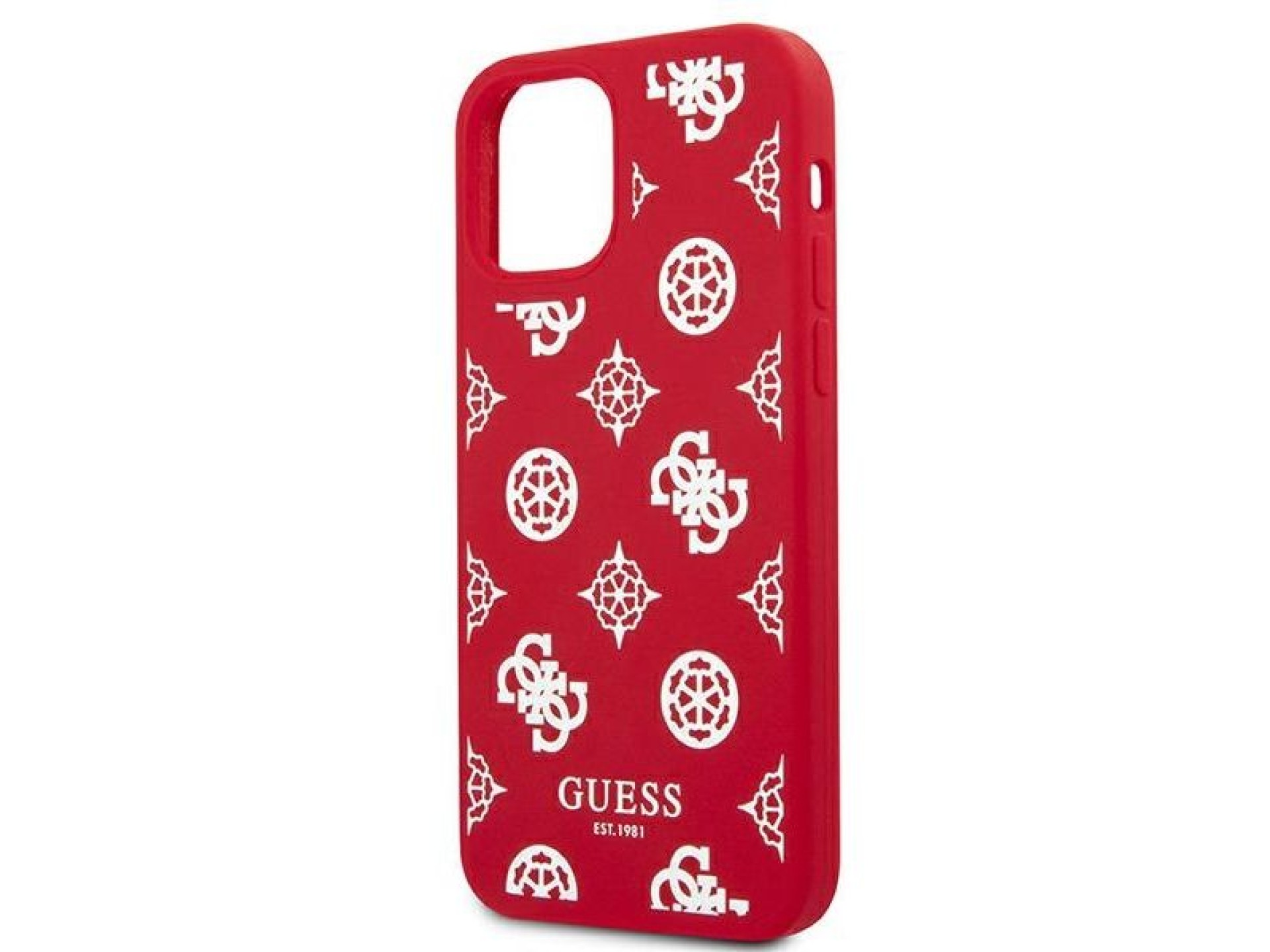Funda rígida roja/roja para iPhone 12 Pro Max de 6,7