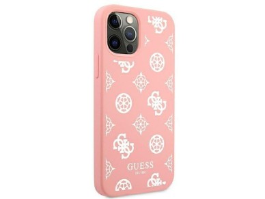 Guess GUHCP12LLSPEWPI iPhone 12 Pro Max 6.7" pink/pink hard case Peony Collection Guess GUHCP12LLSPEWPI iPhone 12 Pro Max 6.7" pink/pink hard case Peony Collection
