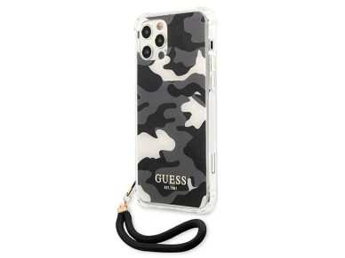 Guess GUHCP12MKSARBK iPhone 12/12 Pro 6.1" black/black hardcase Camo Collection