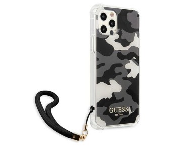 Guess GUHCP12MKSARBK iPhone 12/12 Pro 6.1" black/black hardcase Camo Collection