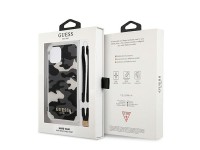 Guess GUHCP12MKSARBK iPhone 12/12 Pro 6.1" black/black hardcase Camo Collection Guess GUHCP12MKSARBK iPhone 12/12 Pro 6.1" black/black hardcase Camo Collection