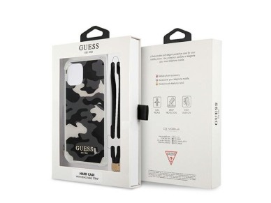 Guess GUHCP12MKSARBK iPhone 12/12 Pro 6.1" black/black hardcase Camo Collection
