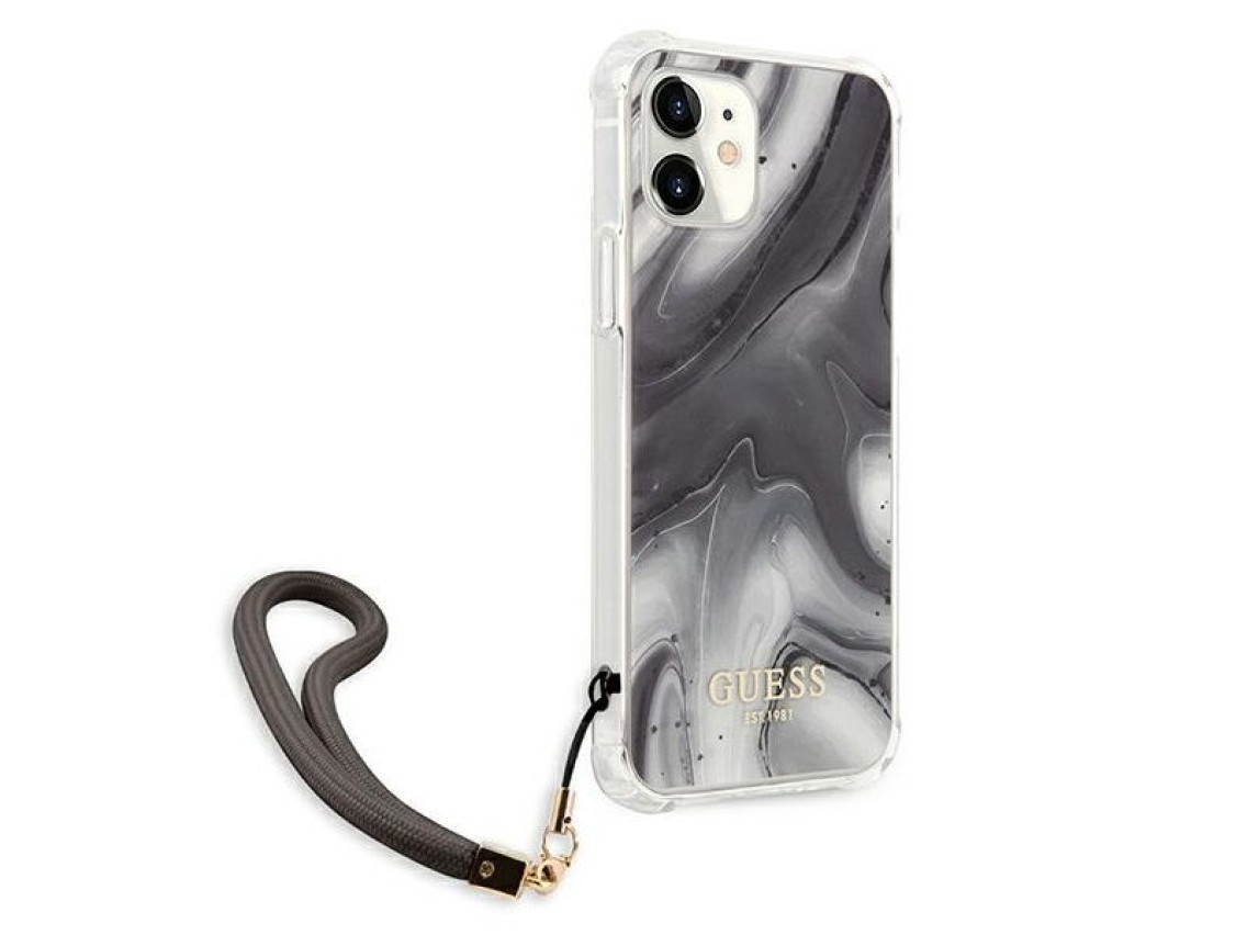 Guess GUHCP12SKSMAGR iPhone 12 mini 5.4" grey/grey hardcase Marble Collection