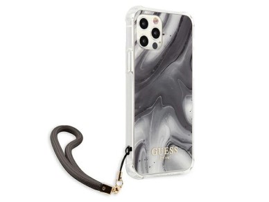 Funda Guess Marble Collection para iPhone 12 / iPhone 12 Pro - Gris