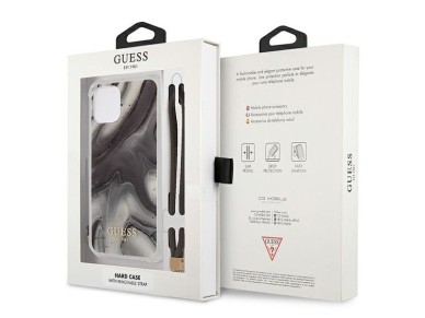 Guess Marble Collection iPhone 12 / iPhone 12 Pro Case - Gray