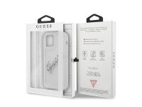 Guess GUHCP12LKTRSVSI iPhone 12 Pro Max 6.7" Transparent hardcase Vintage Script Silver Guess GUHCP12LKTRSVSI iPhone 12 Pro Max 6.7" Transparent hardcase Vintage Script Silver