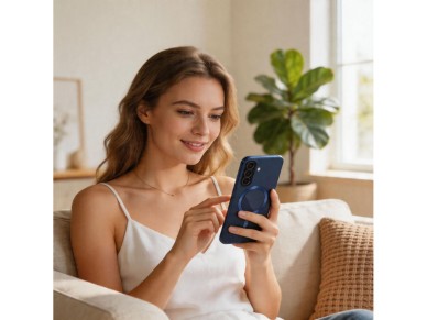 Tech-Protect MagFlex MagSafe Case for Samsung Galaxy A57 5G - Transparent Blue Tech-Protect MagFlex MagSafe Case for Samsung Galaxy A57 5G - Transparent Blue