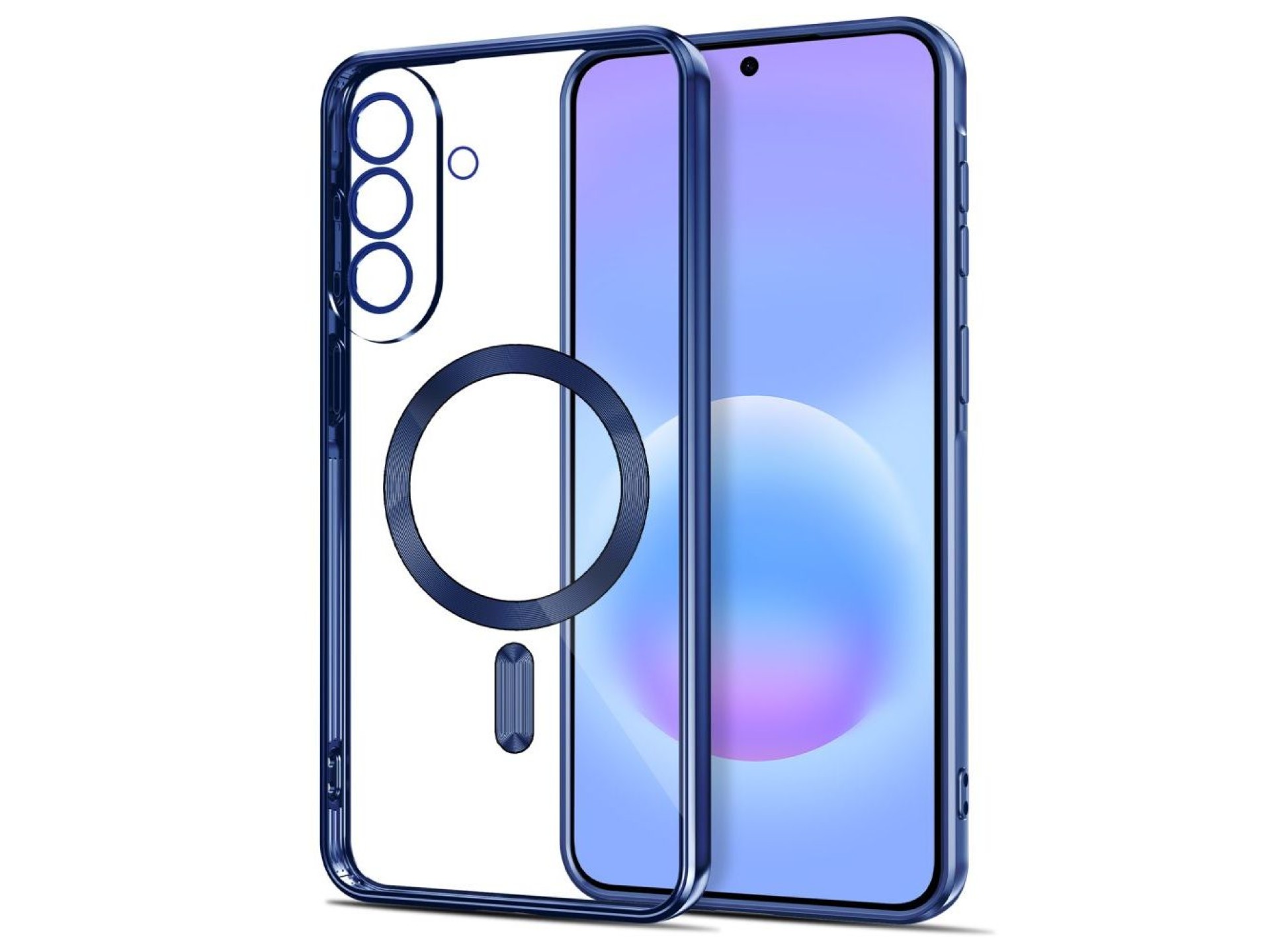 Funda Tech-Protect MagFlex MagSafe para Samsung Galaxy A57 5G - Azul transparente
