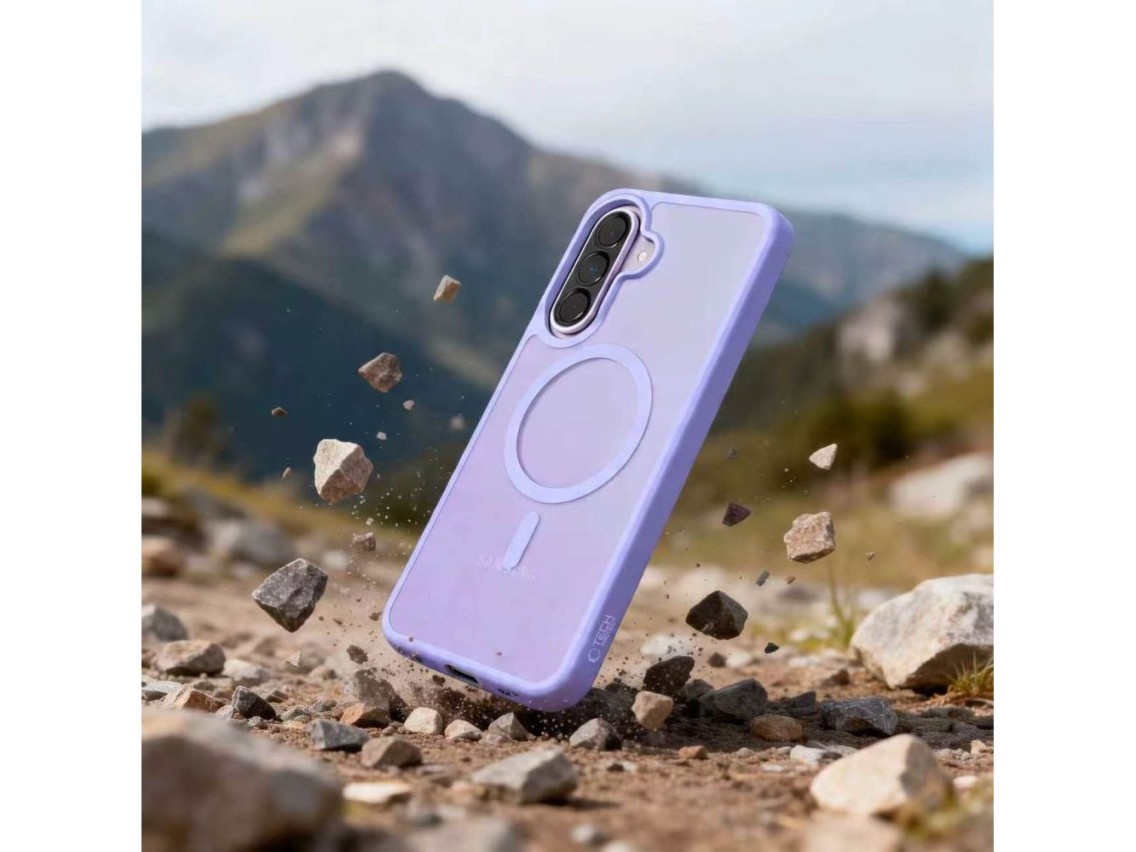 Tech-Protect Magmat MagSafe Case for Samsung Galaxy A36 / A56 / A37 5G - Matte Purple