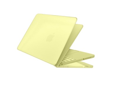 Capa Tech-Protect Softshell para MacBook Neo 13 2026 - amarelo fosco
