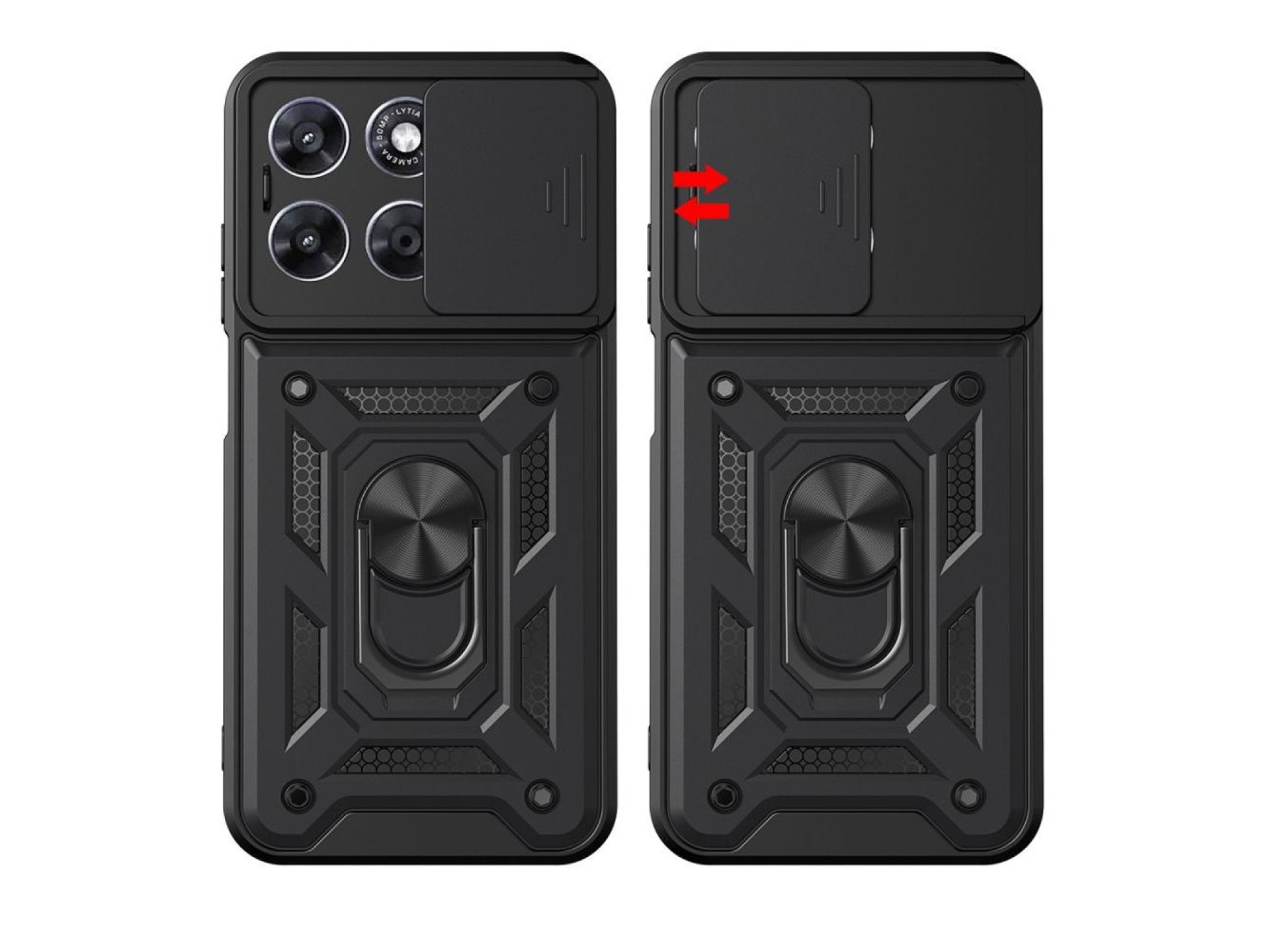 Tech-Protect CamShield Pro Case for Motorola Moto G67 / G77 - Black