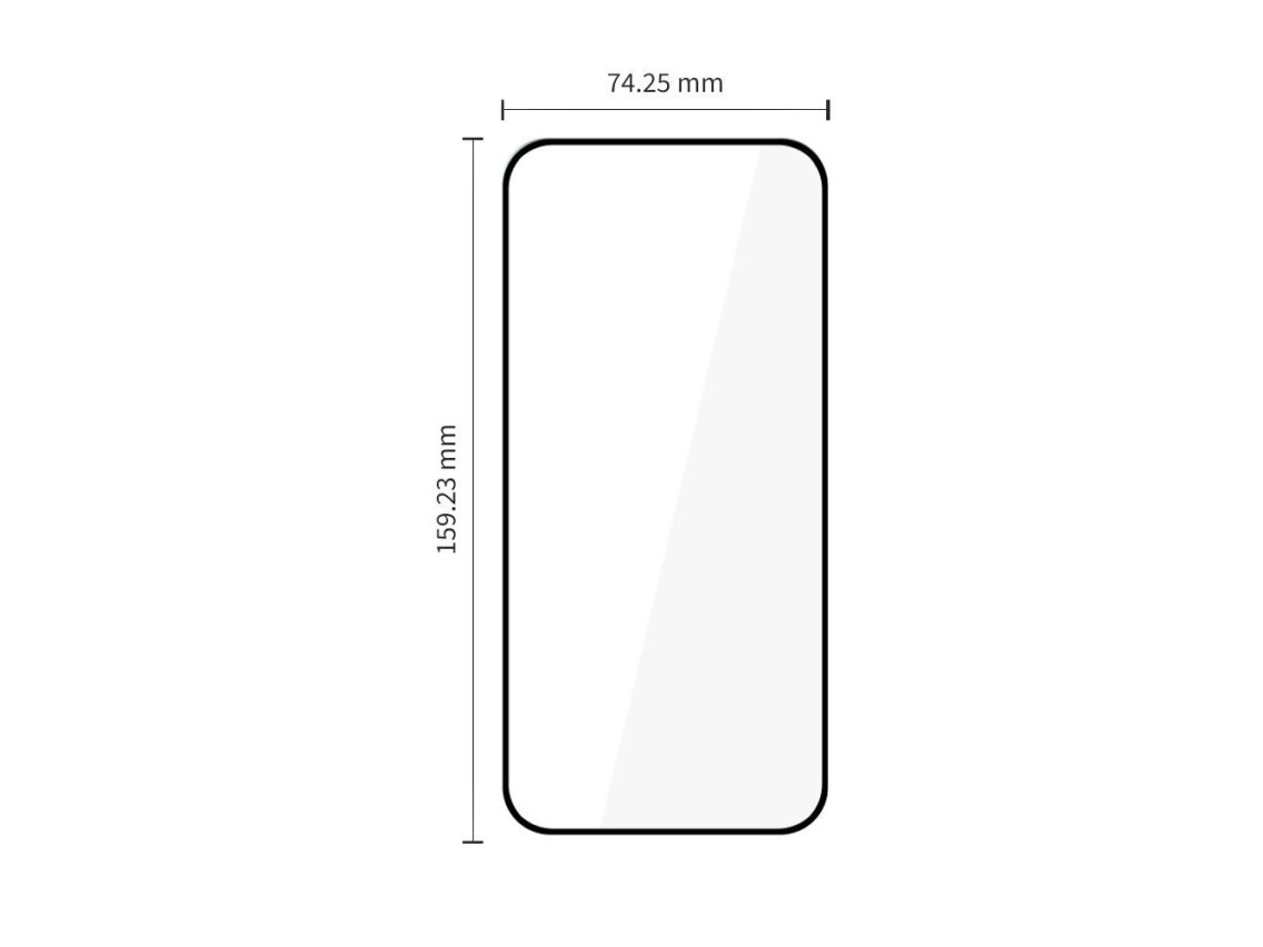 Protector de pantalla de vidrio templado Tech-Protect Glass Fit+ (paquete de 2) para Motorola Moto G