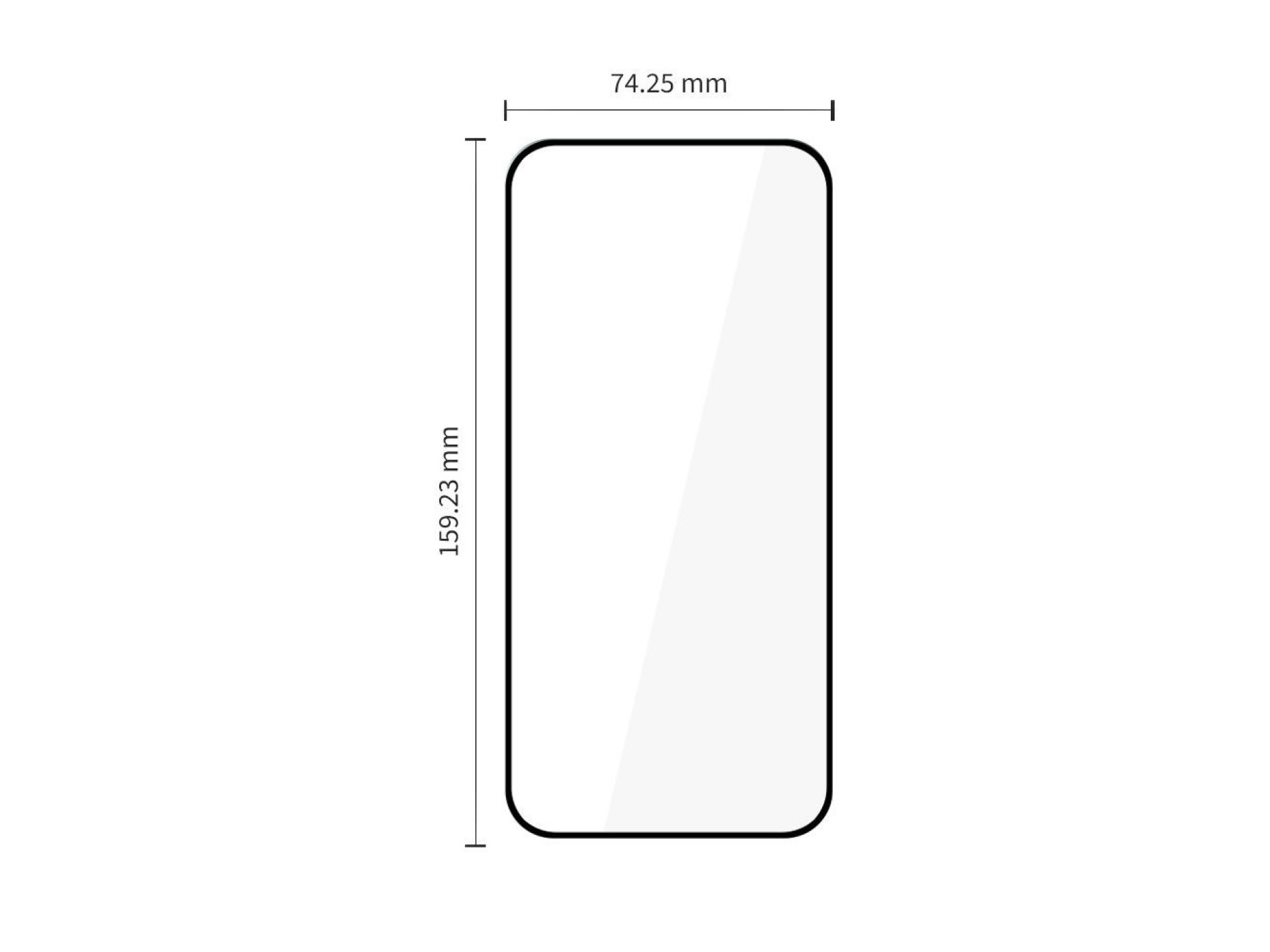 Protector de pantalla de vidrio templado Tech-Protect Glass Fit+ (paquete de 2) para Motorola Moto G