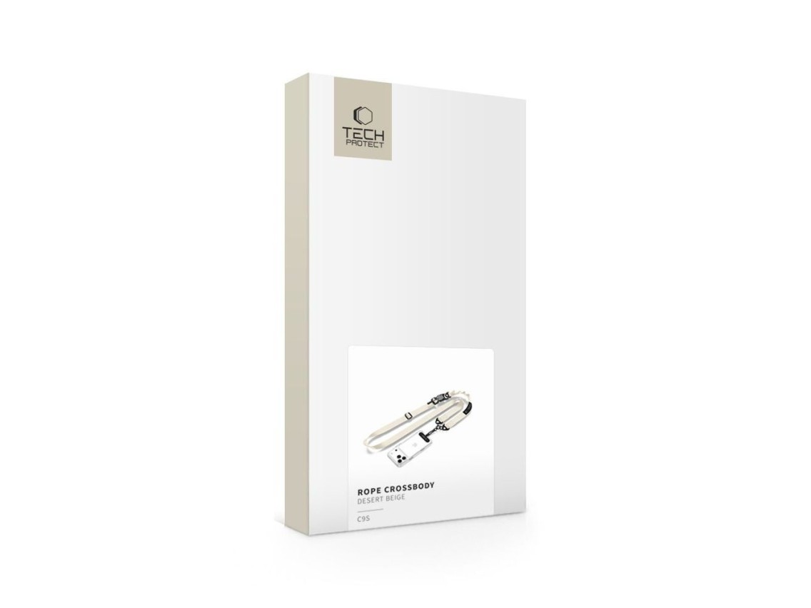 Cordón cruzado para teléfono Tech-Protect C9S - Beige