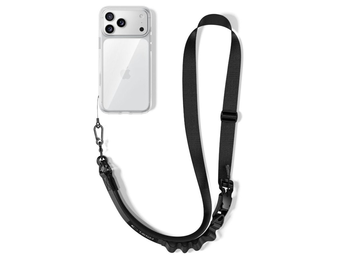 Cord�o transversal para celular Tech-Protect C9S - Preto