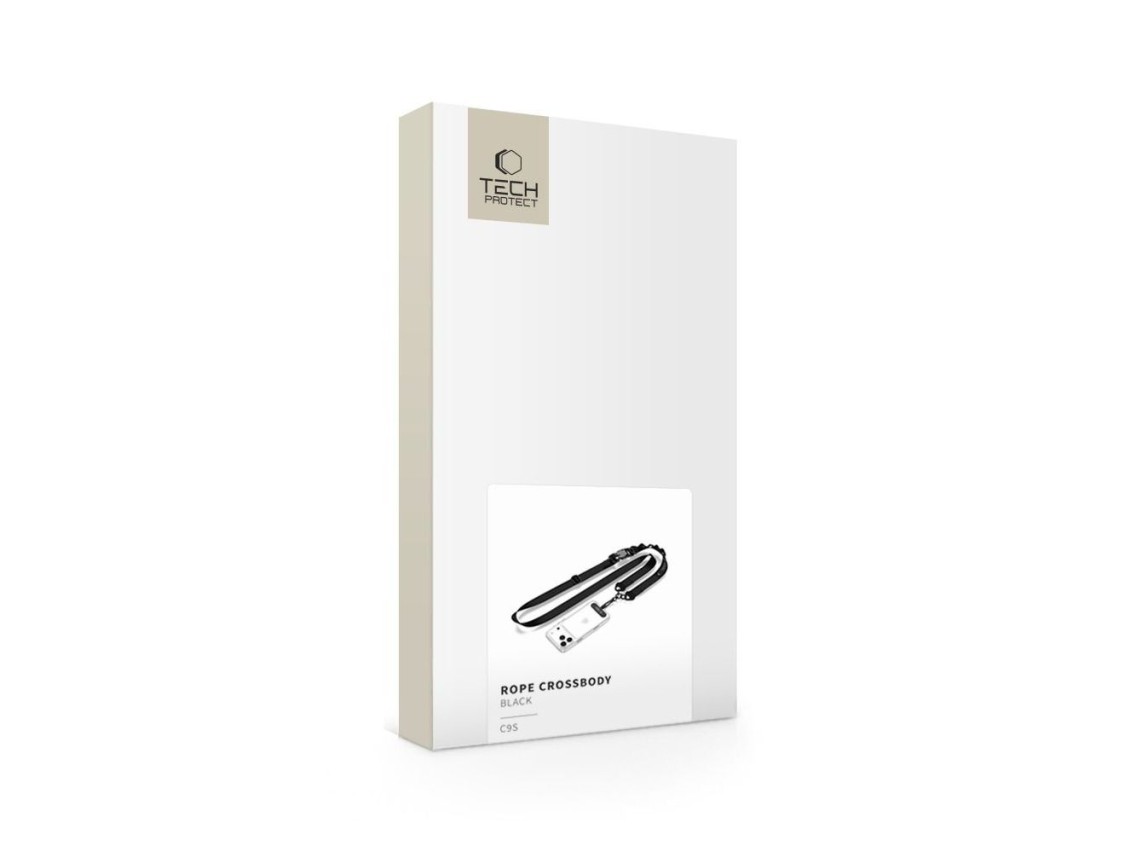 Cord�o transversal para celular Tech-Protect C9S - Preto