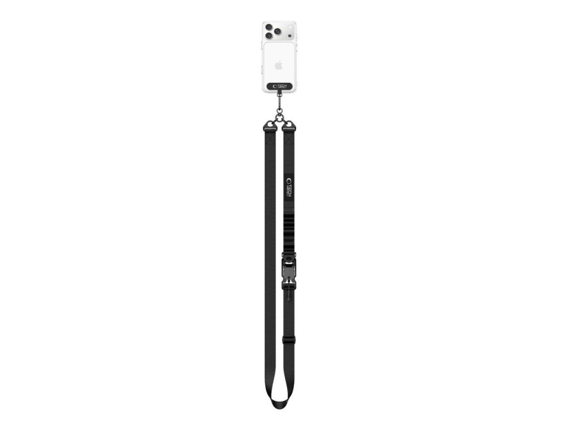 Cord�o transversal para celular Tech-Protect C9S - Preto