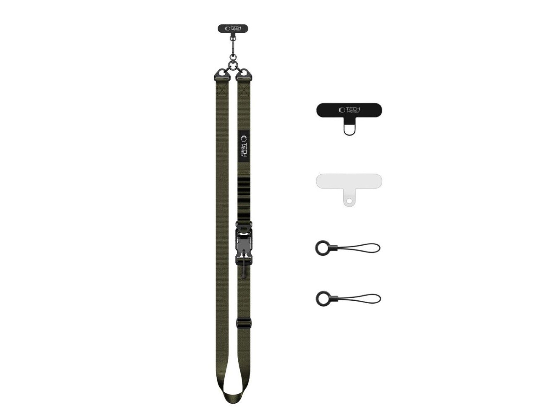 Tech-Protect C9S Rope Crossbody Phone Lanyard - Green
