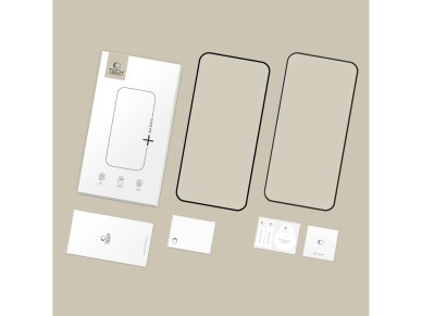 Protector de pantalla de vidrio templado Tech-Protect Glass Fit+ (paquete de 2) para Motorola Moto G