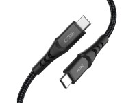 Cabo Tech-Protect Ultraboost UB11T USB-C / USB-C PD 240W / QC3.0 de 100 cm - Preto Cabo Tech-Protect Ultraboost UB11T USB-C / USB-C PD 240W / QC3.0 de 100 cm - Preto