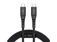 Cable Tech-Protect Ultraboost UB11T USB-C / USB-C PD 100W / QC3.0 de 200 cm - Negro