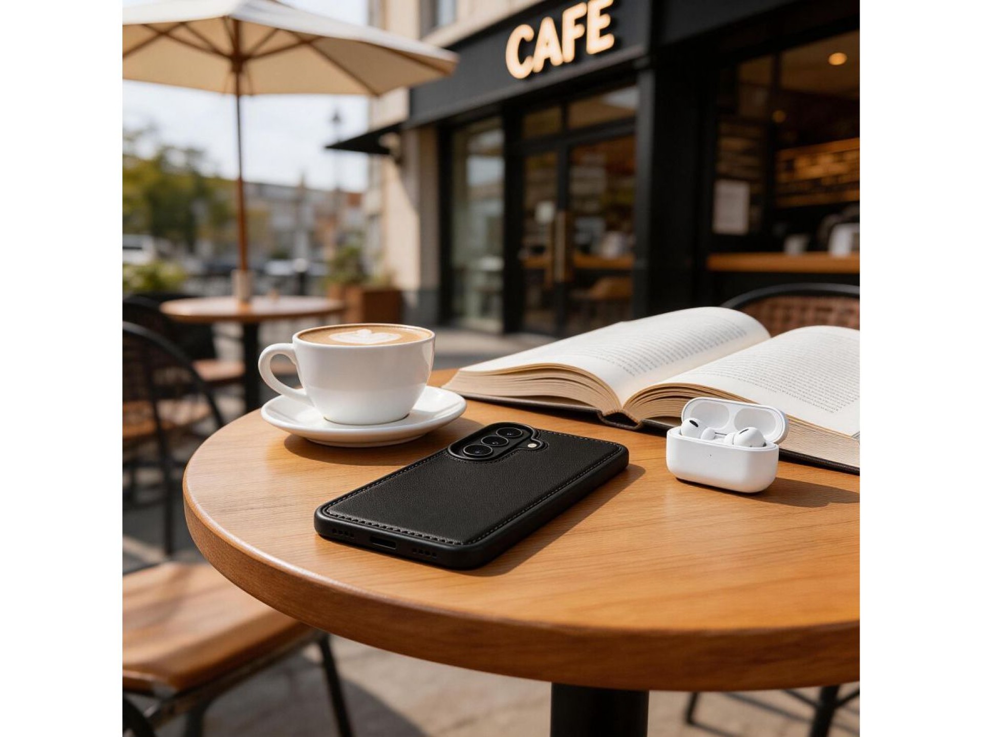 Tech-Protect Wallet MagSafe Case for Samsung Galaxy S26 - Matte Black