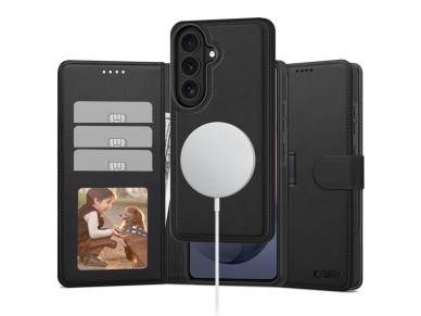 Tech-Protect Wallet MagSafe Case for Samsung Galaxy S26 - Matte Black Tech-Protect Wallet MagSafe Case for Samsung Galaxy S26 - Matte Black