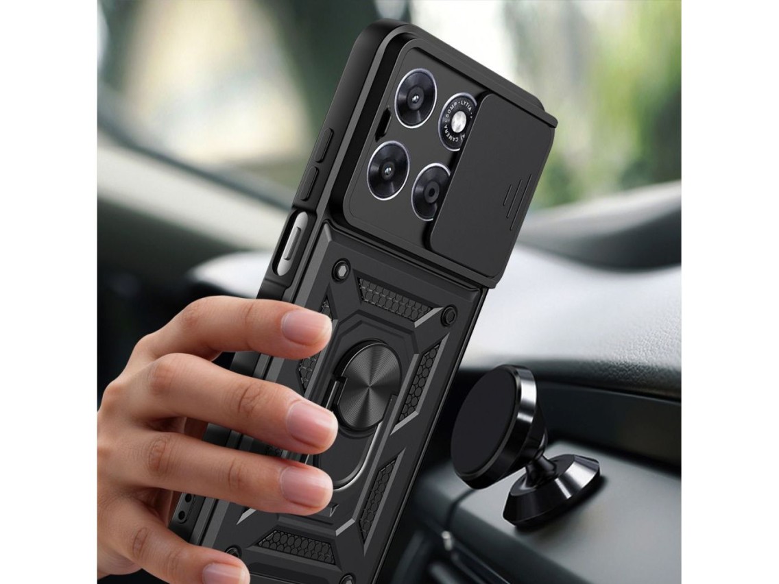 Tech-Protect CamShield Pro Case for Motorola Moto G57 Power / G67 Power - Black