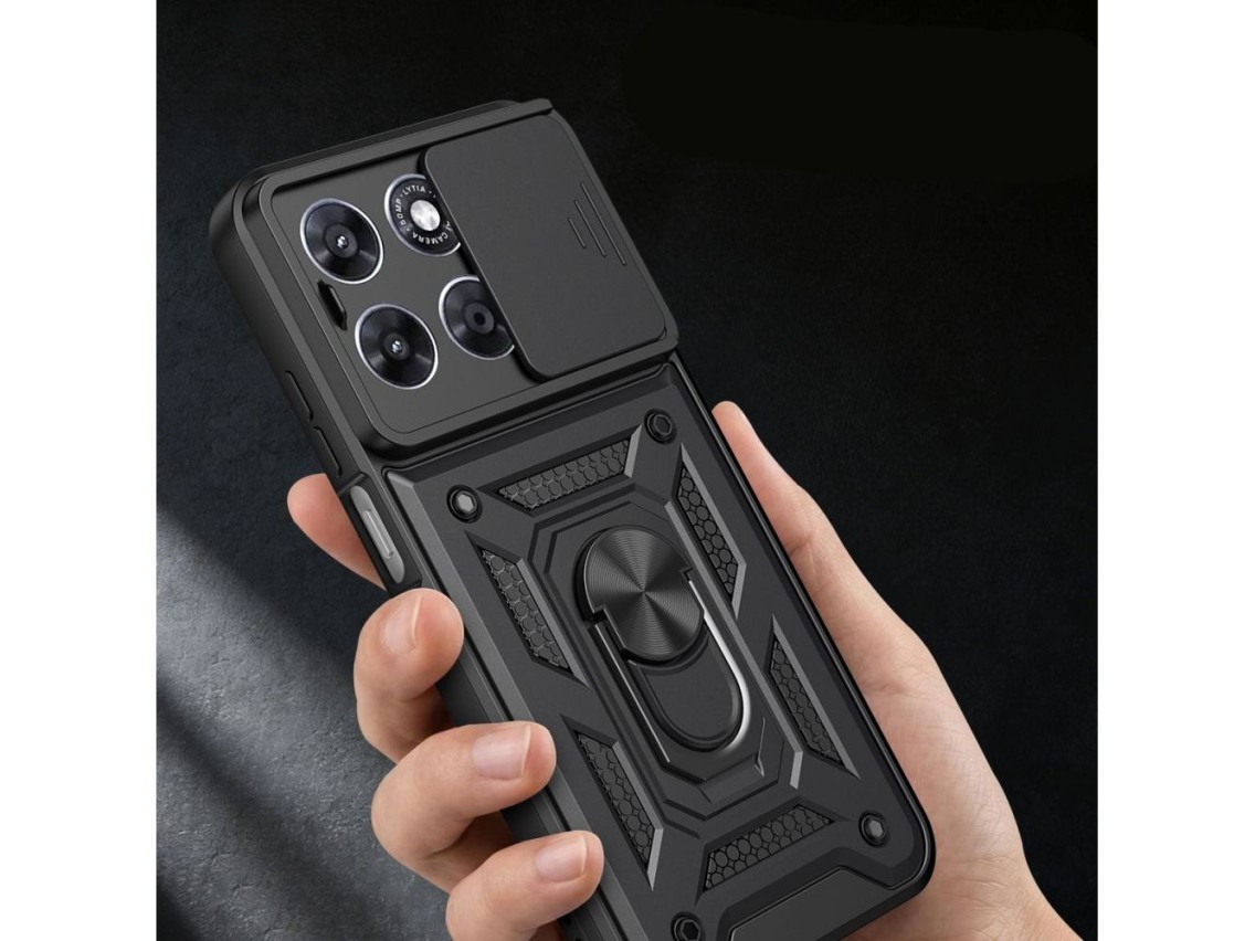 Tech-Protect CamShield Pro Case for Motorola Moto G57 Power / G67 Power - Black