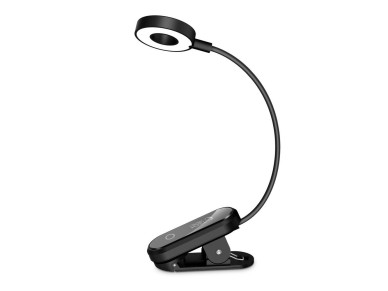 Tech-Protect LL100 Wireless Lamp with Clip + USB-A / USB-C Cable 30 cm - Black