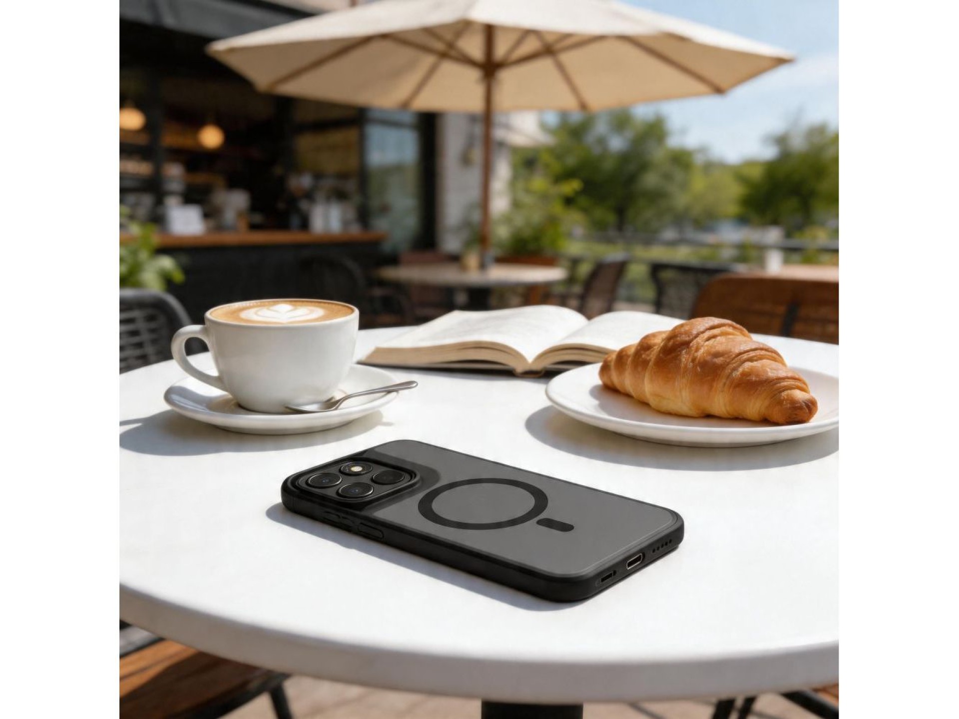Tech-Protect Magmat MagSafe Case for Motorola Moto G57 Power / G67 Power - Matte Black