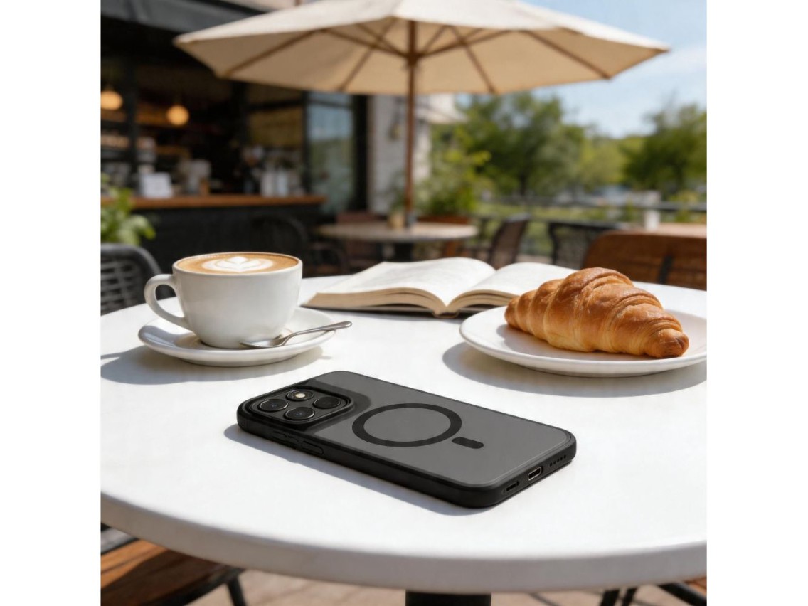 Tech-Protect Magmat MagSafe Case for Motorola Moto G57 Power / G67 Power - Matte Black