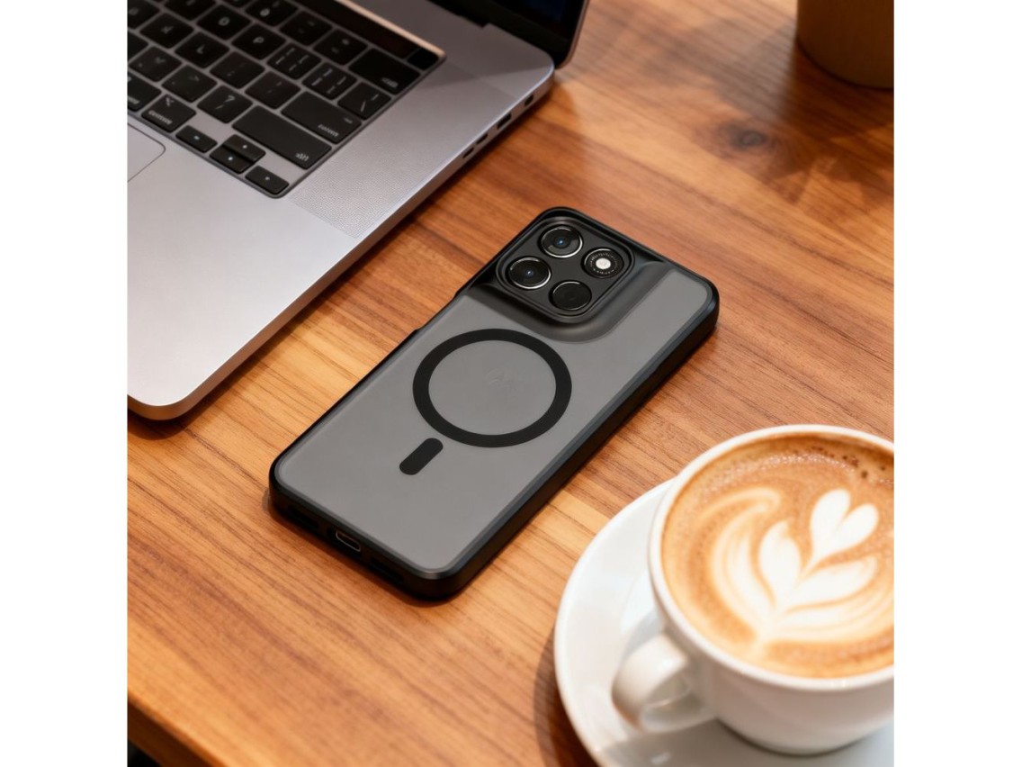 Tech-Protect Magmat MagSafe Case for Motorola Moto G57 Power / G67 Power - Matte Black