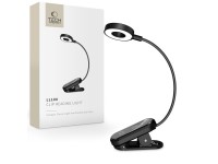 Tech-Protect LL100 Wireless Lamp with Clip + USB-A / USB-C Cable 30 cm - Black