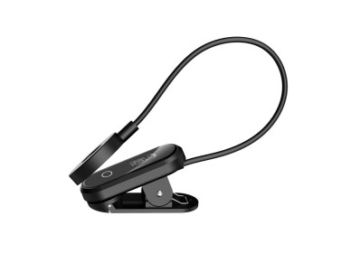 Tech-Protect LL100 Wireless Lamp with Clip + USB-A / USB-C Cable 30 cm - Black