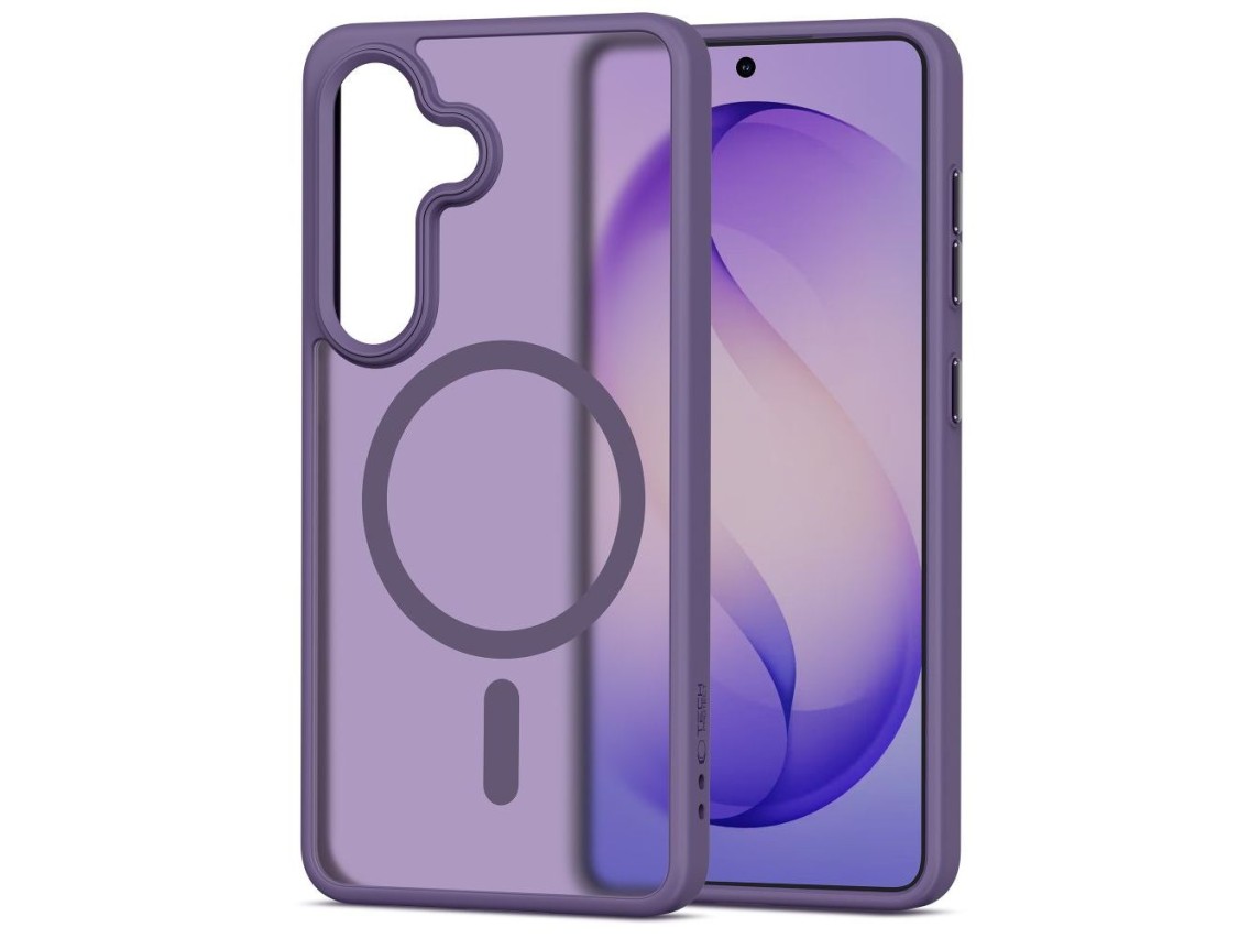 Capa Tech-Protect Magmat MagSafe para Samsung Galaxy S26 - Roxo Fosco