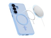 Capa Tech-Protect Magmat MagSafe para Samsung Galaxy S26 - Azul Fosco Capa Tech-Protect Magmat MagSafe para Samsung Galaxy S26 - Azul Fosco