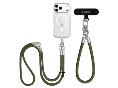 Tech-Protect C10S Rope Phone Lanyard - Green Tech-Protect C10S Rope Phone Lanyard - Green