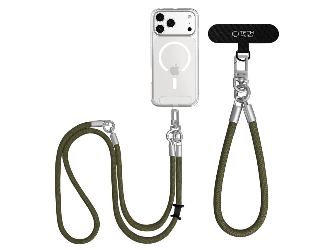 Cordón para teléfono Tech-Protect C10S - Verde