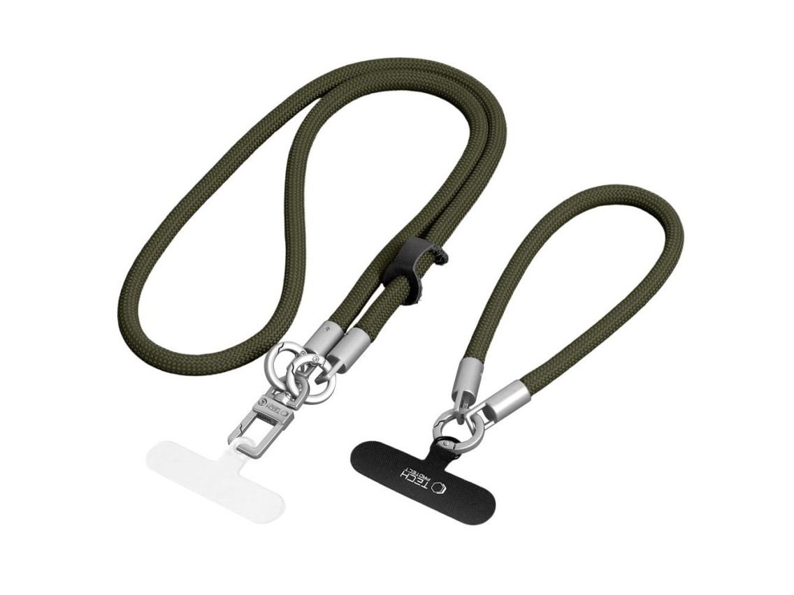Tech-Protect C10S Rope Phone Lanyard - Green
