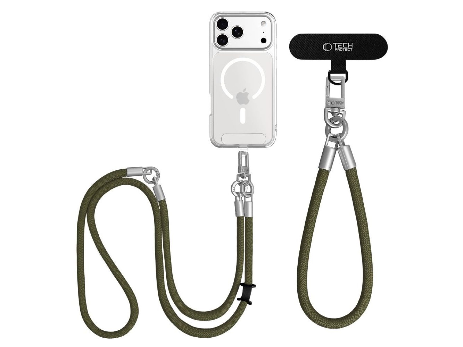 Cordón para teléfono Tech-Protect C10S - Verde