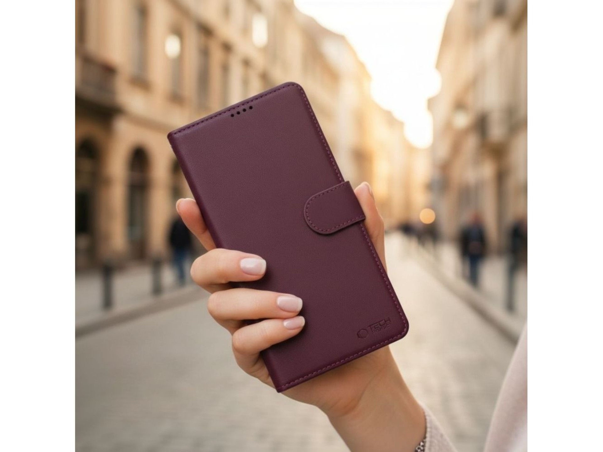 Tech-Protect Wallet Case for Samsung Galaxy A27 5G - Burgundy
