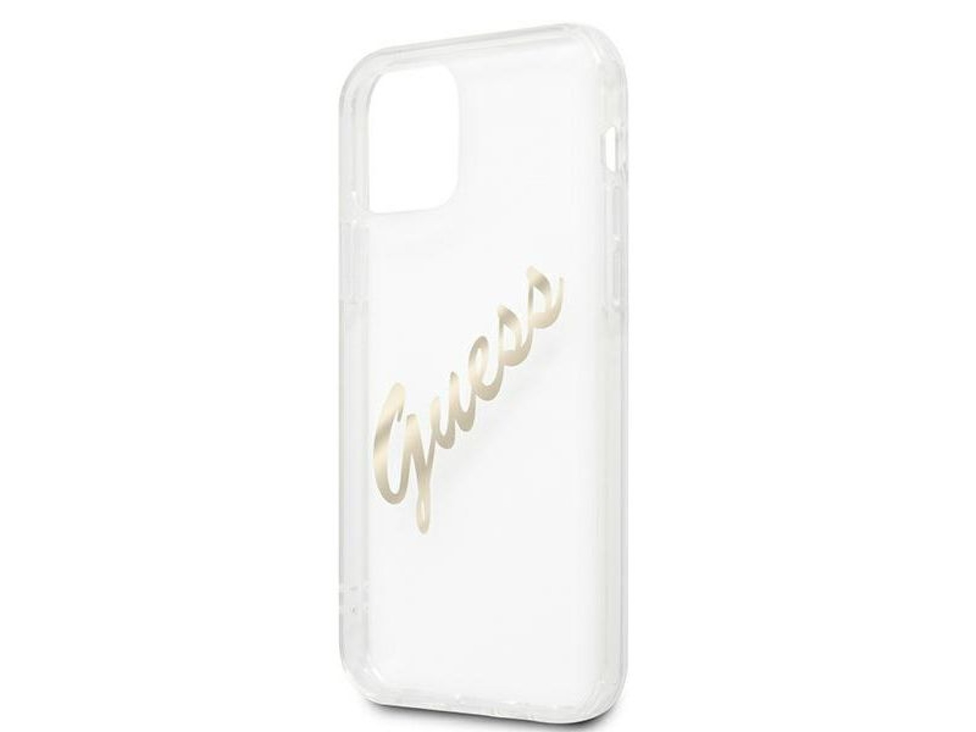 Funda rígida transparente Guess GUHCP12LKTRSVGO para iPhone 12 Pro Max de 6,7
