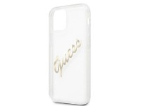Funda rígida transparente Guess GUHCP12LKTRSVGO para iPhone 12 Pro Max de 6,7" con diseño Vintage Sc Funda rígida transparente Guess GUHCP12LKTRSVGO para iPhone 12 Pro Max de 6,7" con diseño Vintage Sc