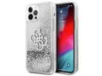 Guess GUHCP12LLG4GSI iPhone 12 Pro Max 6.7" silver/silver hardcase 4G Big Liquid Glitter Guess GUHCP12LLG4GSI iPhone 12 Pro Max 6.7" silver/silver hardcase 4G Big Liquid Glitter
