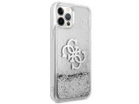 Guess GUHCP12LLG4GSI iPhone 12 Pro Max 6.7" silver/silver hardcase 4G Big Liquid Glitter Guess GUHCP12LLG4GSI iPhone 12 Pro Max 6.7" silver/silver hardcase 4G Big Liquid Glitter